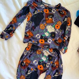 Bunny Knots Velveteen Monster mash pj set